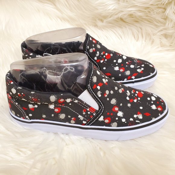 US Sports Girl's Slip-On Paint Design Shoe SZ 3 - Picture 1 of 10